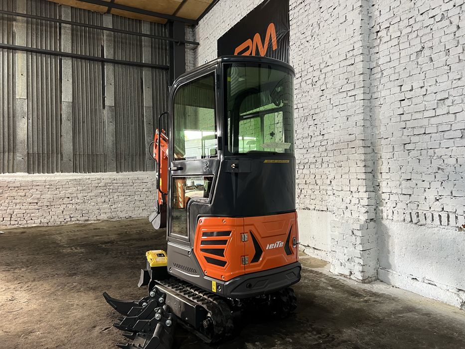 Міні екскаватор з кабіною LeiTe LT1012 CAB! Екскаватор 1.2 тонни