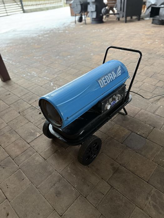 Nagrzewnica olejowa DEDRA na kółkach 20 kW – sprawna, mocna