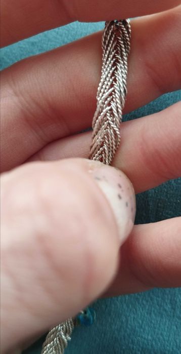 Чокер серебро плетение викинг ручная работа