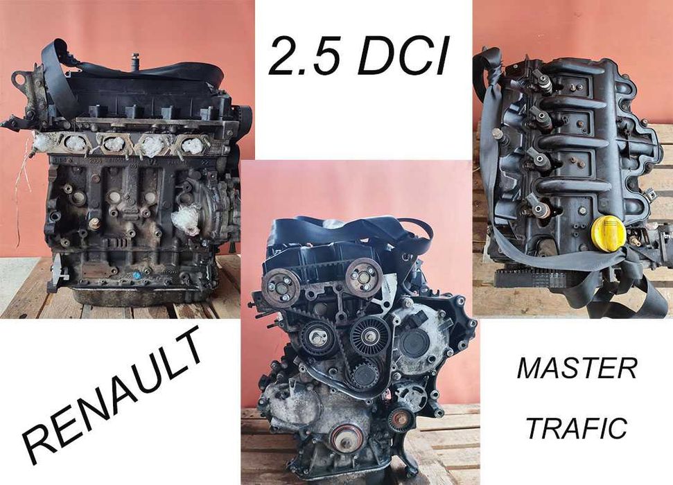 Мотор Двигун Двигатель 2,5 G9U Renault Master ll Movano Запчастин