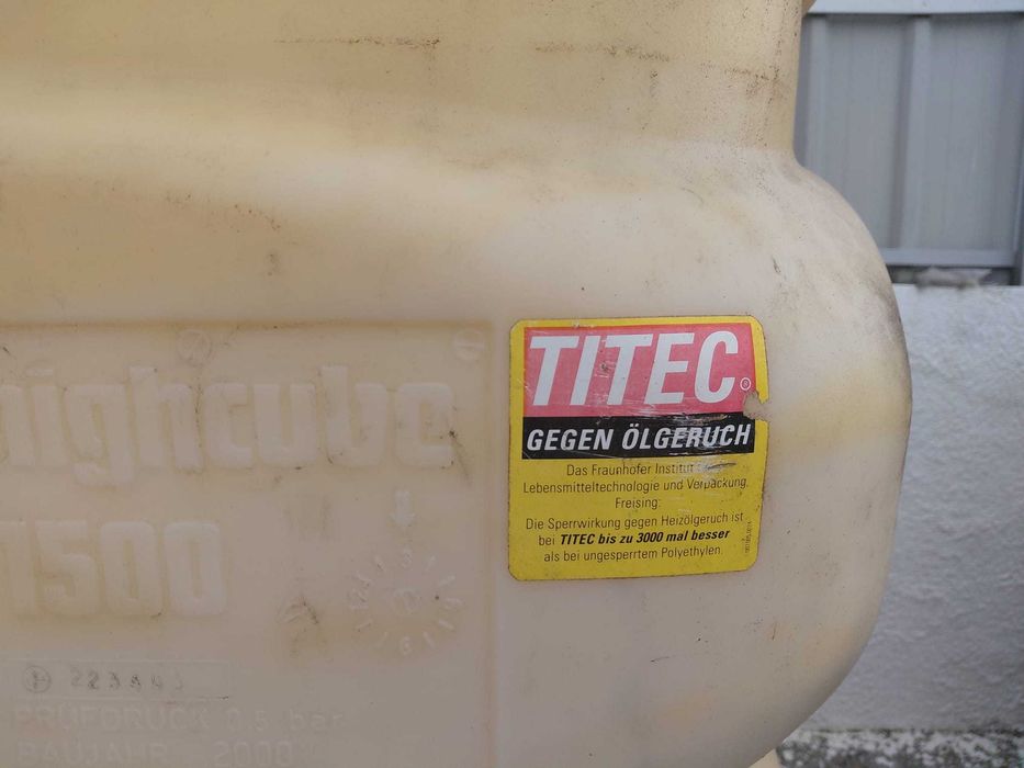 Depósito de gasóleo de 1500 litros