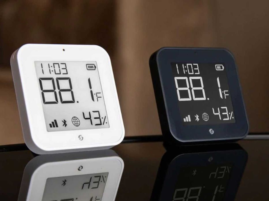 Nowe Termometry Shelly BLU H&T Display ZB Zigbee & Bluetooth