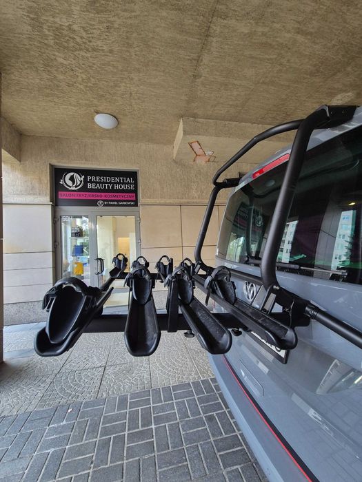 Thule bagażnik na klapę WanderWay VW + adapter na 4ty rower