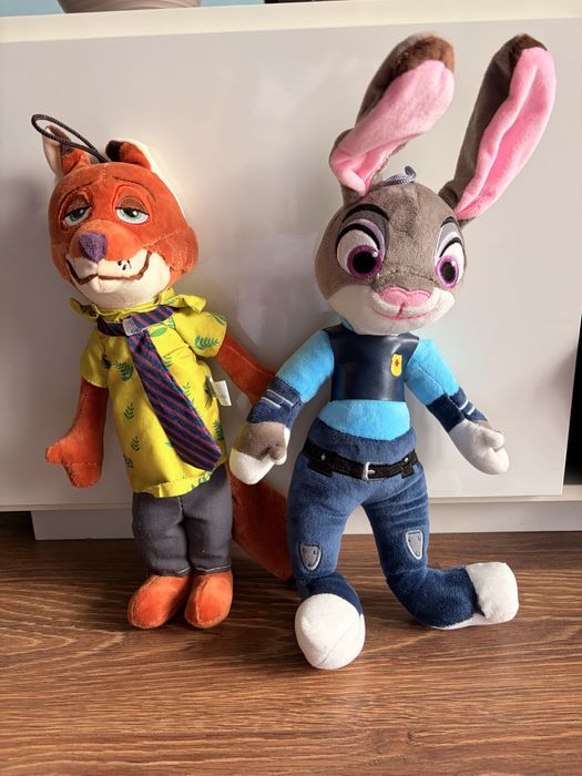 Judy Hops i Nick Bajer-maskotki Zwierzogród Cena za 2 sztuki