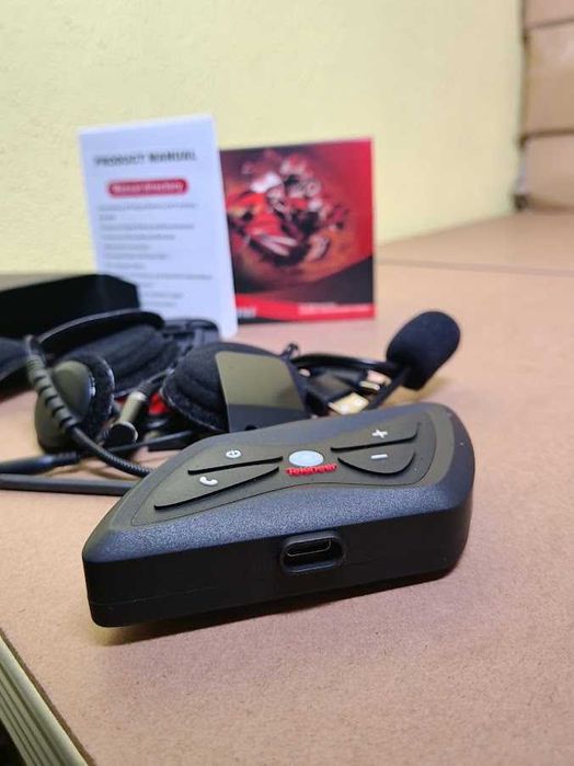 Intercomunicador Mota Teleheer T6 Plus Bluetooth USB-C (NOVO)