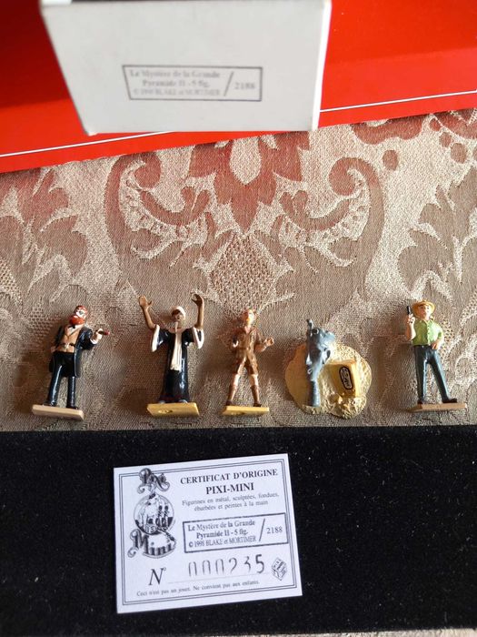 Blake e Mortimer O Mistério da Grande Pirâmide II 5 Figuras PIXI mini