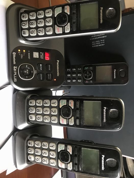 Panasonic KX-TG 7731 Dect + блютус +3 додаткові трубки