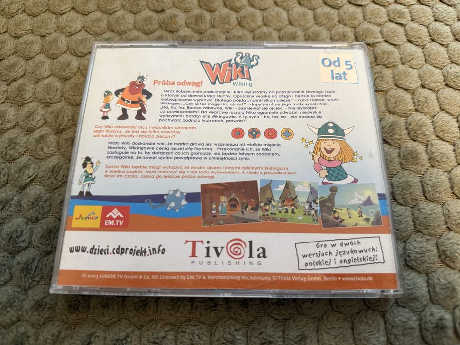 Gra PC - Wiki Wiking Próba Odwagi Tivola Publishing 2003 unikat retro edukacyjna