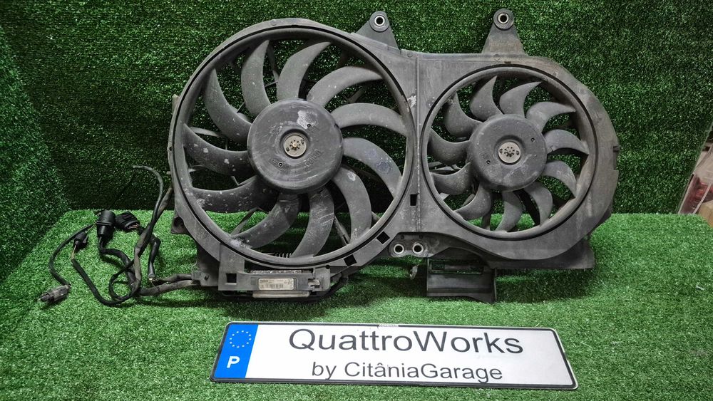 Eletroventilador Radiador Termoventilador Original Audi A4 B6 B7 Seat Exeo Valeo Ref. 8E0121205AB