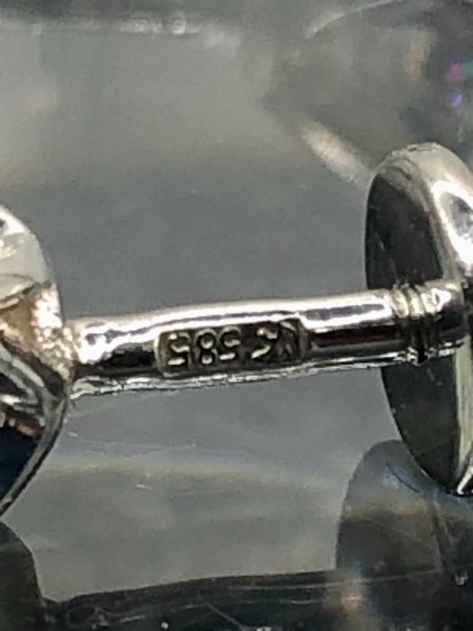 Пусеты белое золото бриллиант 1.20 кт сертификат