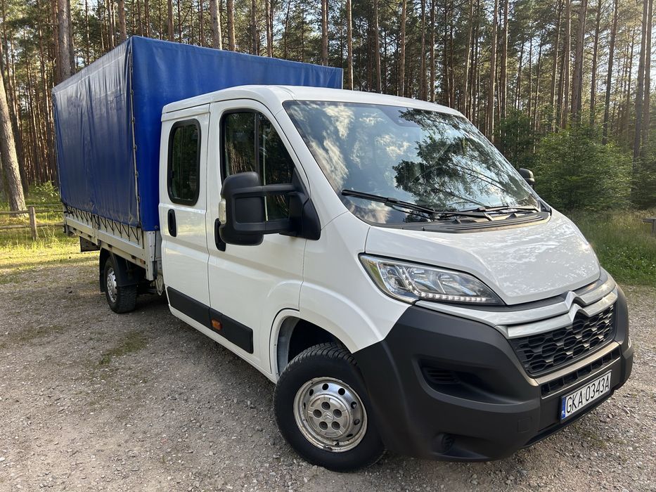 Citroen Jumper MAXI paka 3,6 polski salon F-VAT cena brutto 7 osób pneumatyka climatronic
