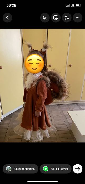 Новорічні костюми оренда гномик виноград лис цукерка синичка білочка