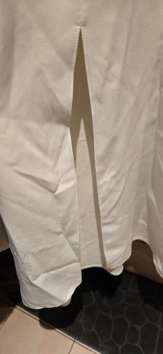 Sukienka Ślubna biała z rozcięciem