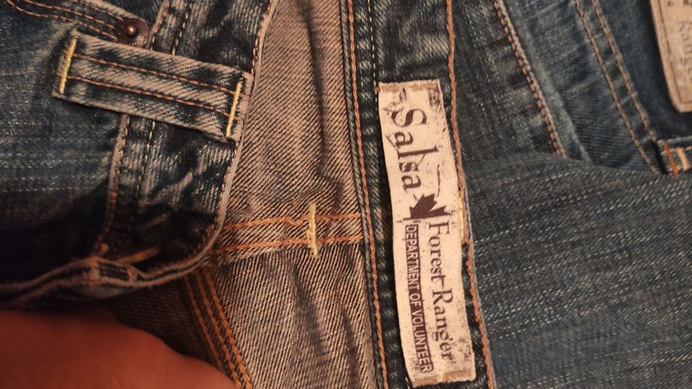 Calças ganga da salsa