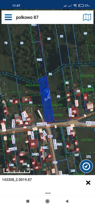 Działka z WZ z 2022r, Polkowo – gm. Stoczek (Mazowieckie)