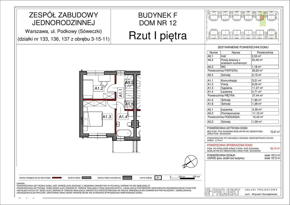 4-pokojowy dom 94m2 + ogródek Bezpośrednio