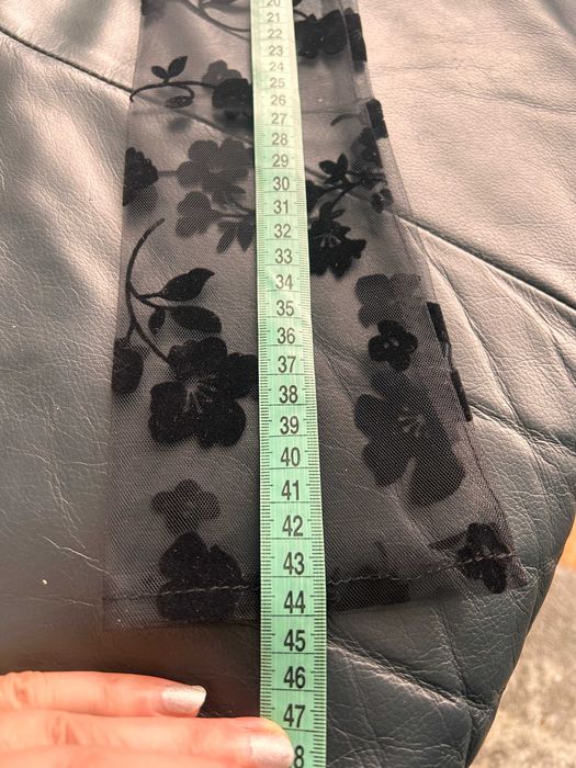 Rękawiczki tiulowe z palcami