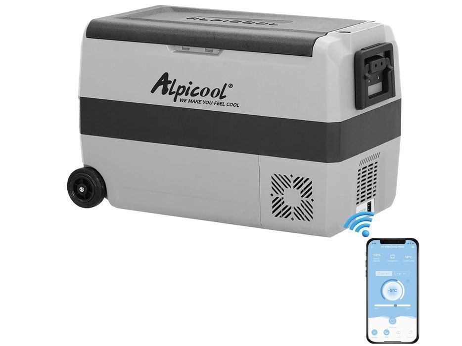 Alpicool T50 Lodówko-Zamrażarka Samochodowa 50L 12/24V 230V Kemping