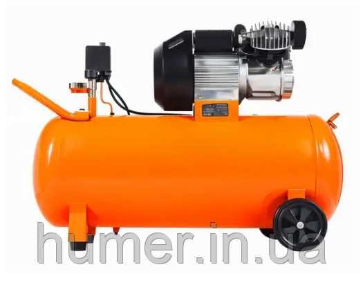 Компресор з прямим приводом 2-х поршневий ToolBase 2300 Вт, 100 л, 8 бар