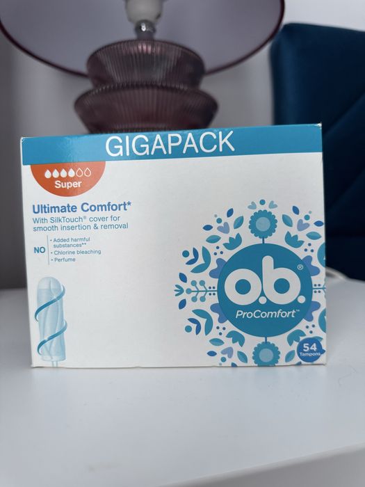 Tampony o.b. super ultimate comfort 54 sztuki nowe