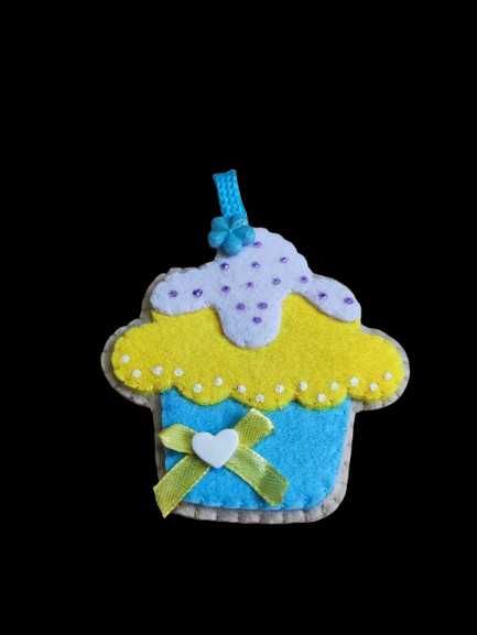 Cupcake em Feltro – Lembrancinha Fofa para Chá de Bebé ou Nascimento!