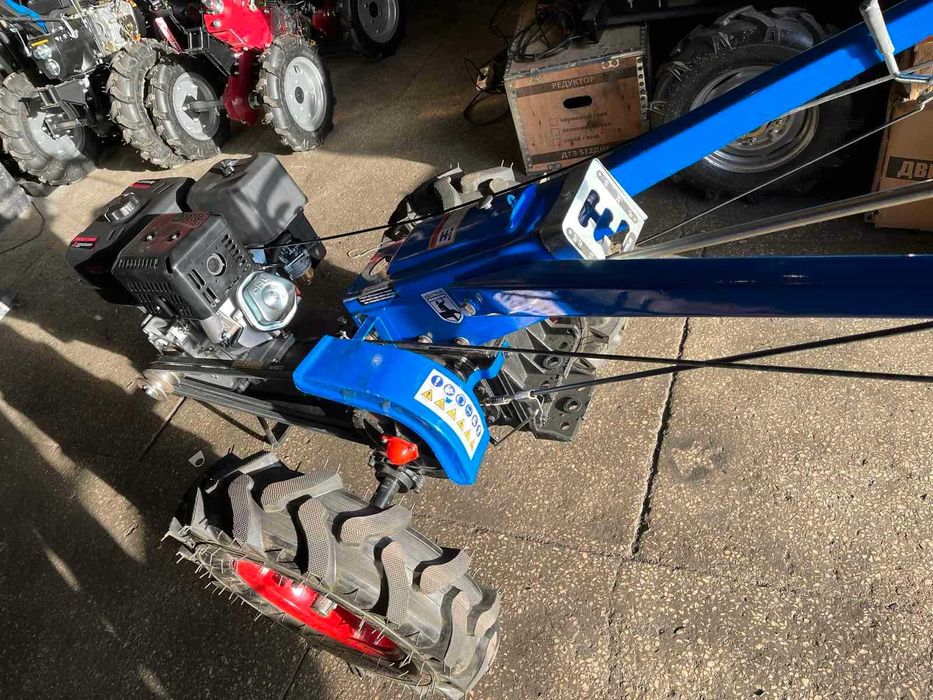 мотоблок гибрид двигатель 15 лс vitals с активной фрезой