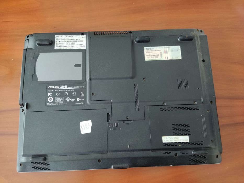 Portátil ASUS X50SL para venda peças