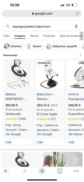 Vendo baby moov como novo
