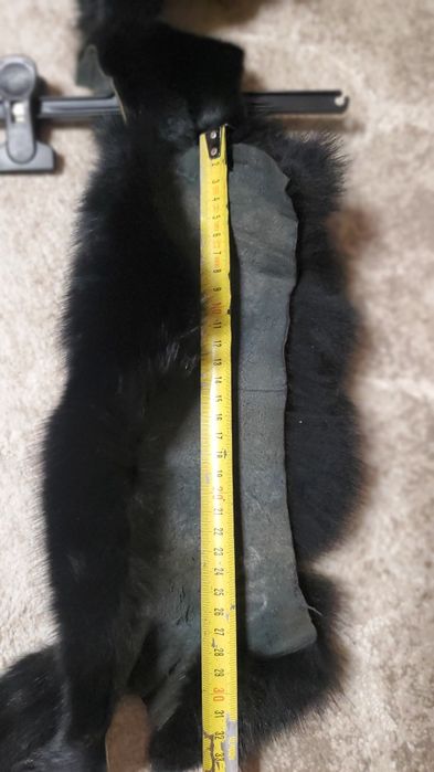 Обрез от натурального енота