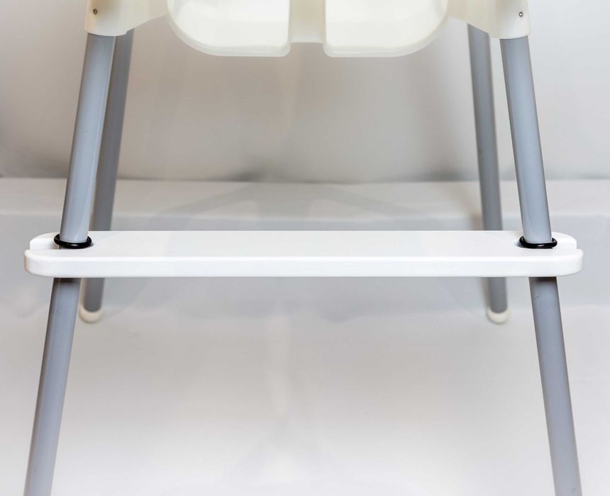 POUSA PÉS – LACADO BRANCO – PARA A CADEIRA DE CRIANÇA ANTILOP DO IKEA