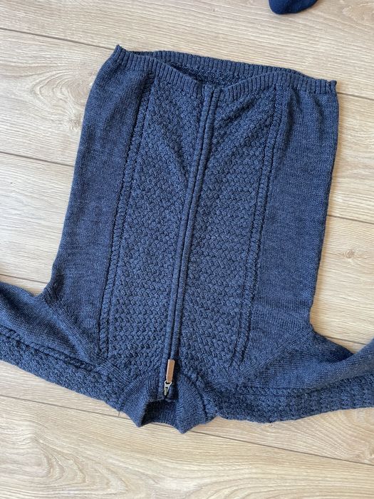 Sweter na suwak merino wełna name it kardigan 134-140