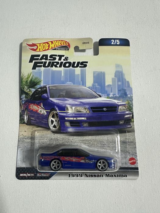 Hot wheels premium 1999 nissan maxima fast&furious