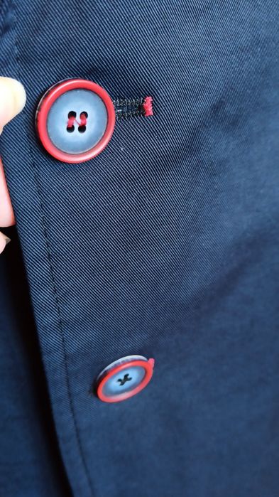 Sg Granatowy garnitur M , L