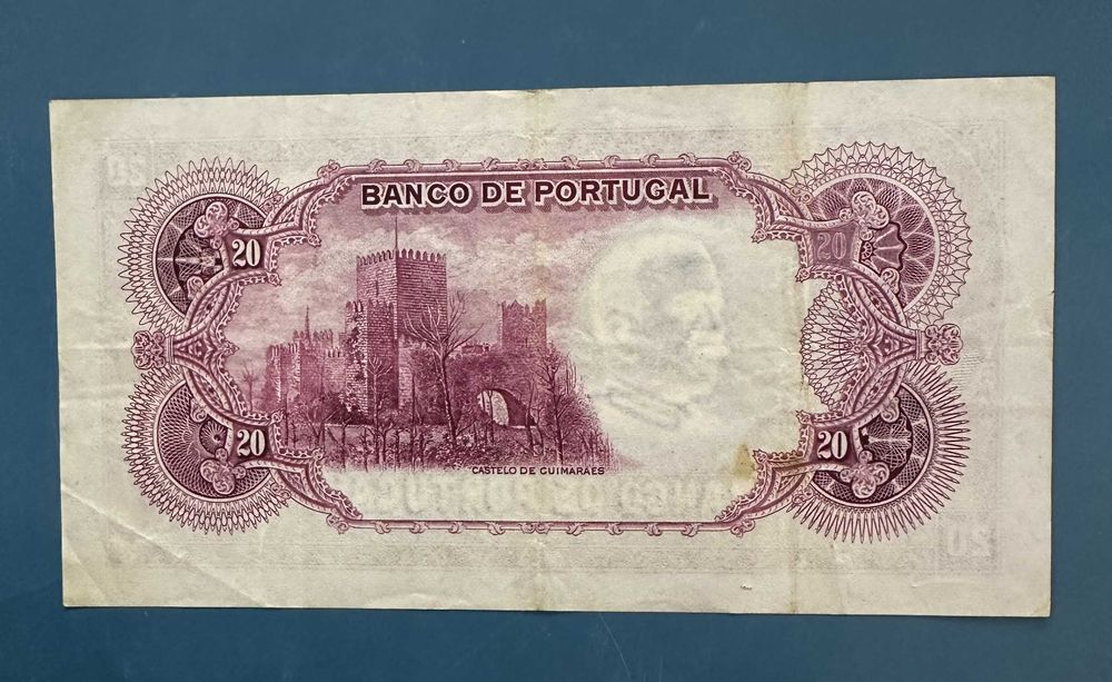 nota 20 Escudos 1940 MOUSINHO D'ALBUQUERQUE - portes grátis