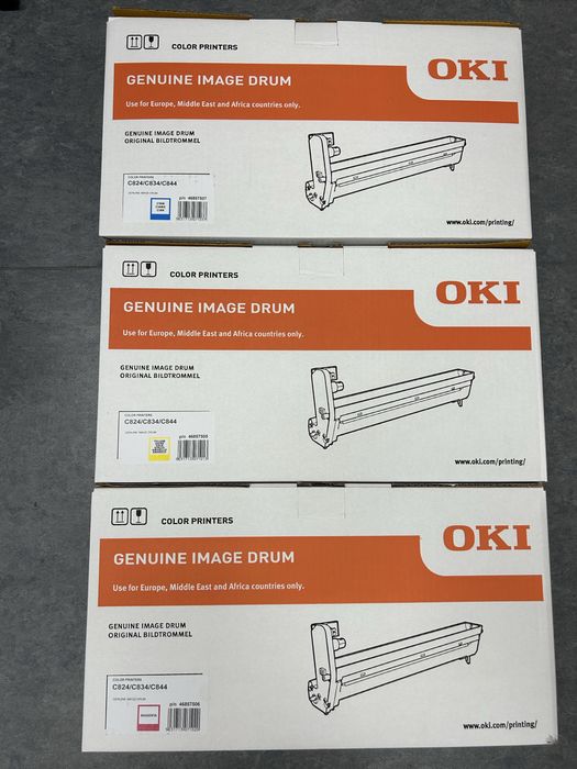 Bęben do drukarki OKI C824/C834/C844. 3kolory