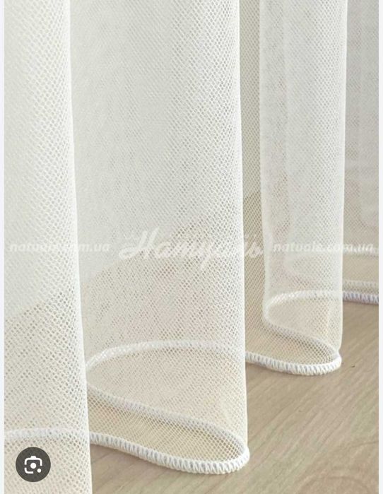 Льон-бамбук відрізи на тюль  5м ;6,3