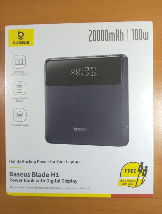 Power bank 100w 20000 mah baseus