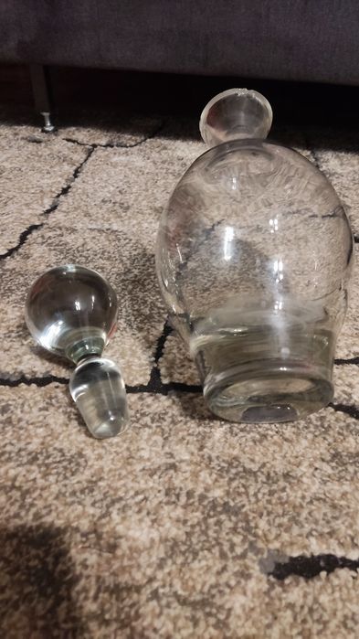 Karafka duża ciężka  PRL vintage