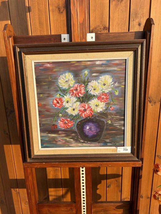 Obraz, martwa natura kwiaty w wazonie #9103 Stylowy Węgrów