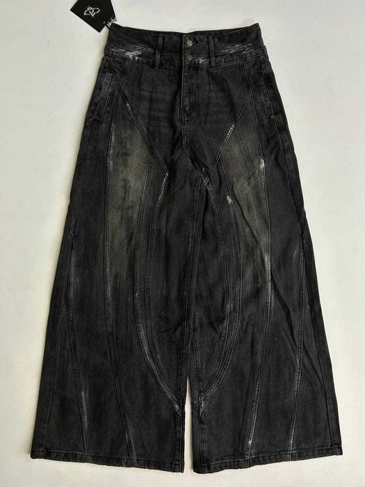 Джинси Cargo faded baggy opium archive джинсы черные чорні штани S M L