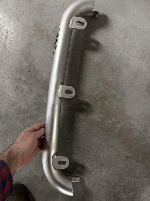 Orurowanie bumper QPAX przod aluminium front na 3 halogeny