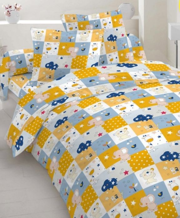 Комплект постельного белья в кроватку 110х140 см