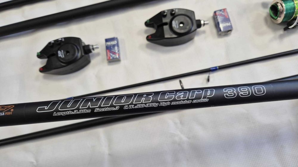 2 budżetowe zestawy karpiowe 390 cm za 250 zł