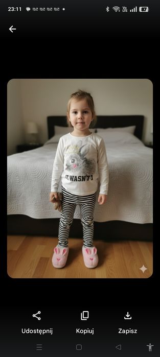 Piżama dziewczęca