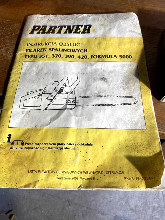 Pilarka Spalinowa Partner 351
