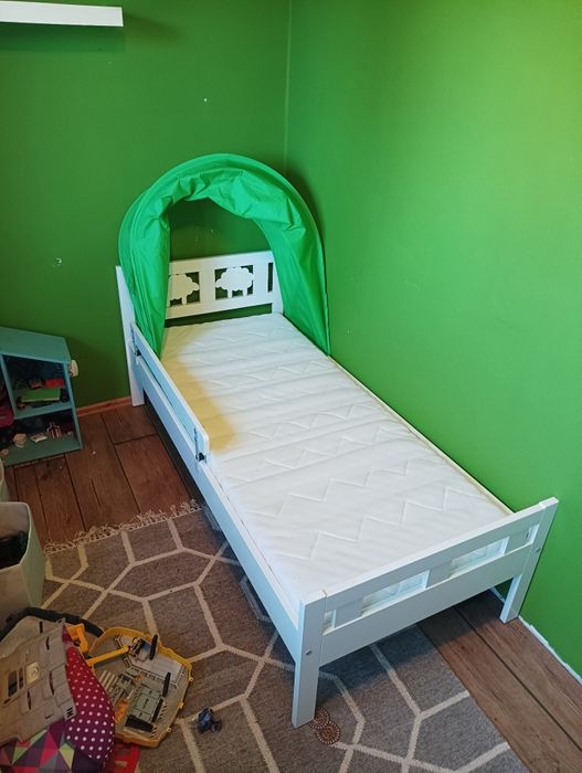 Łóżko Ikea Kritter z barierką