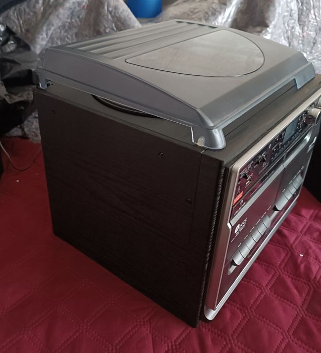 Програвач вінілу, стереосистема Auna 388-BT, BT,MP3,FM,SD,AUX,Tape