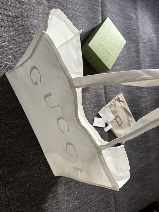 Gucci piekna materialowa torba duza