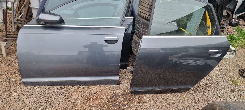 Audi a6 c6 drzwi tył lewe kompletne lz7s