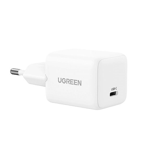 Ładowarka sieciowa Ugreen X513/30W GaN 1x USB-C - biała